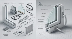 اجزای درب و پنجره کابان